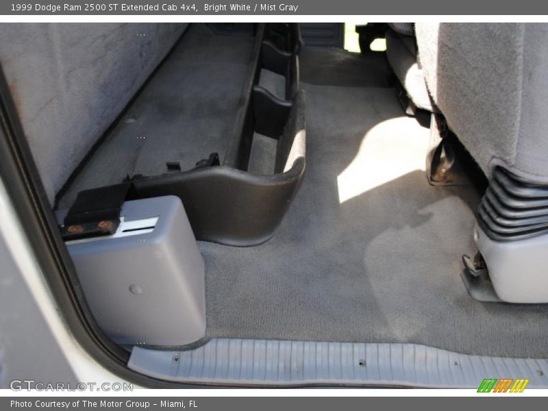 Bright White / Mist Gray 1999 Dodge Ram 2500 ST Extended Cab 4x4