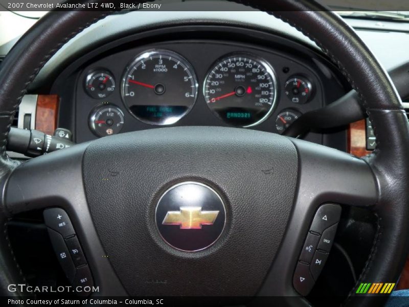 Black / Ebony 2007 Chevrolet Avalanche LTZ 4WD