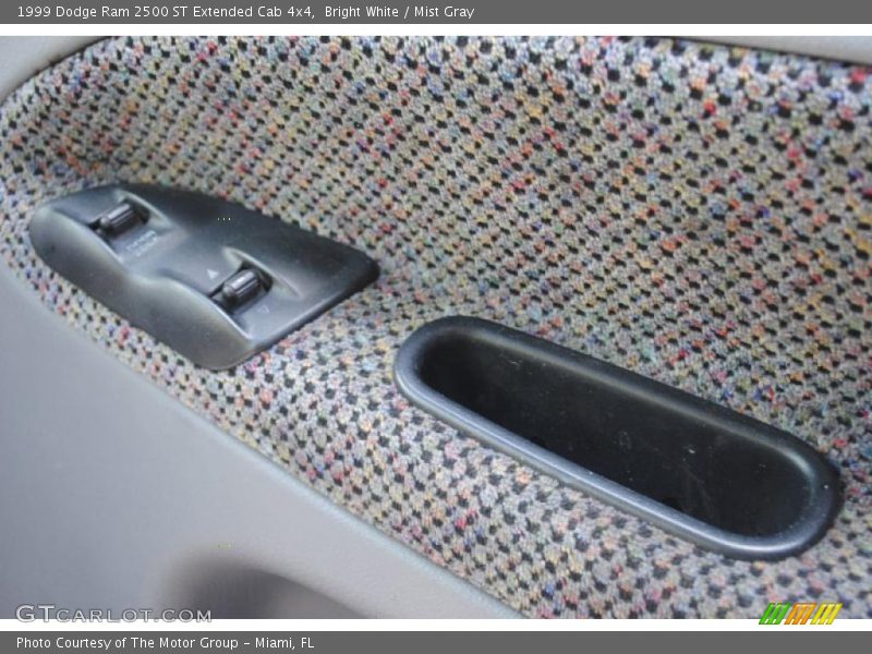 Bright White / Mist Gray 1999 Dodge Ram 2500 ST Extended Cab 4x4