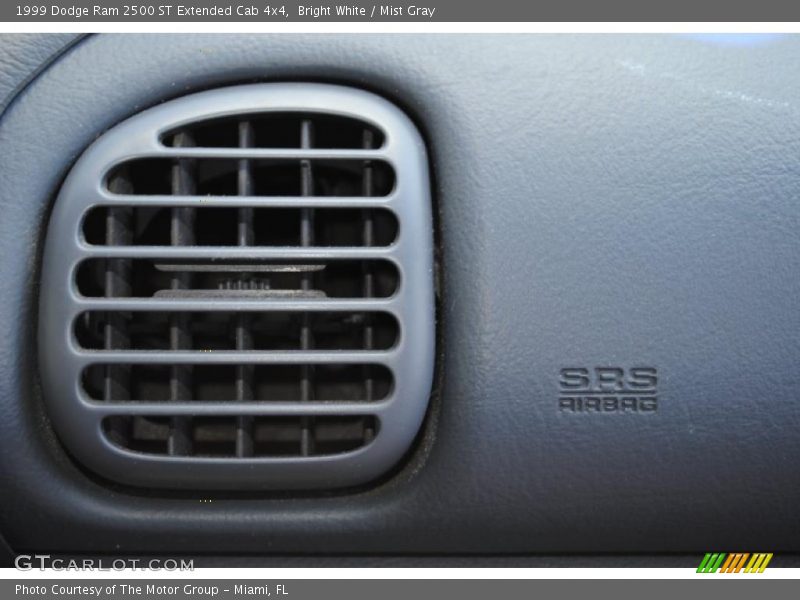 Bright White / Mist Gray 1999 Dodge Ram 2500 ST Extended Cab 4x4