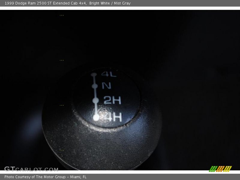 Bright White / Mist Gray 1999 Dodge Ram 2500 ST Extended Cab 4x4