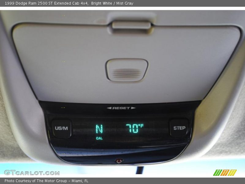 Bright White / Mist Gray 1999 Dodge Ram 2500 ST Extended Cab 4x4
