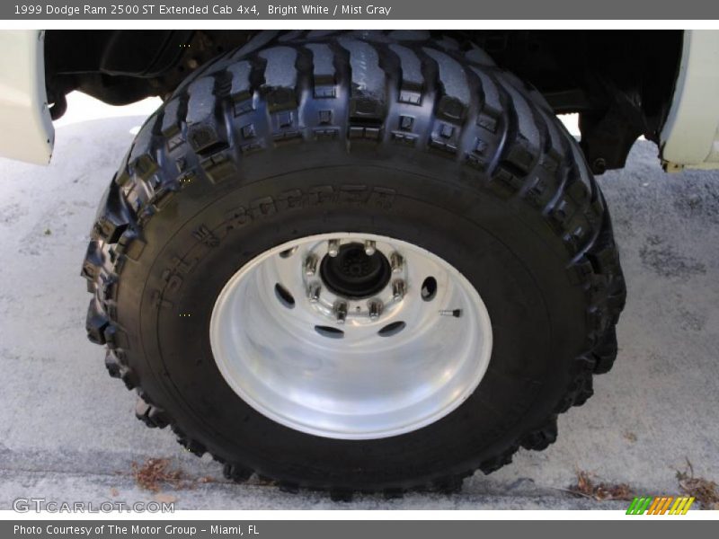 Bright White / Mist Gray 1999 Dodge Ram 2500 ST Extended Cab 4x4