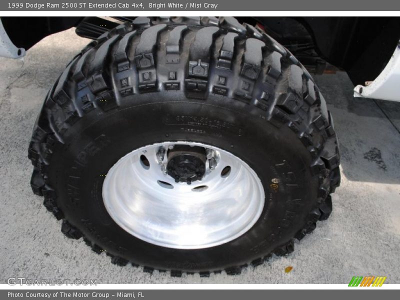Bright White / Mist Gray 1999 Dodge Ram 2500 ST Extended Cab 4x4