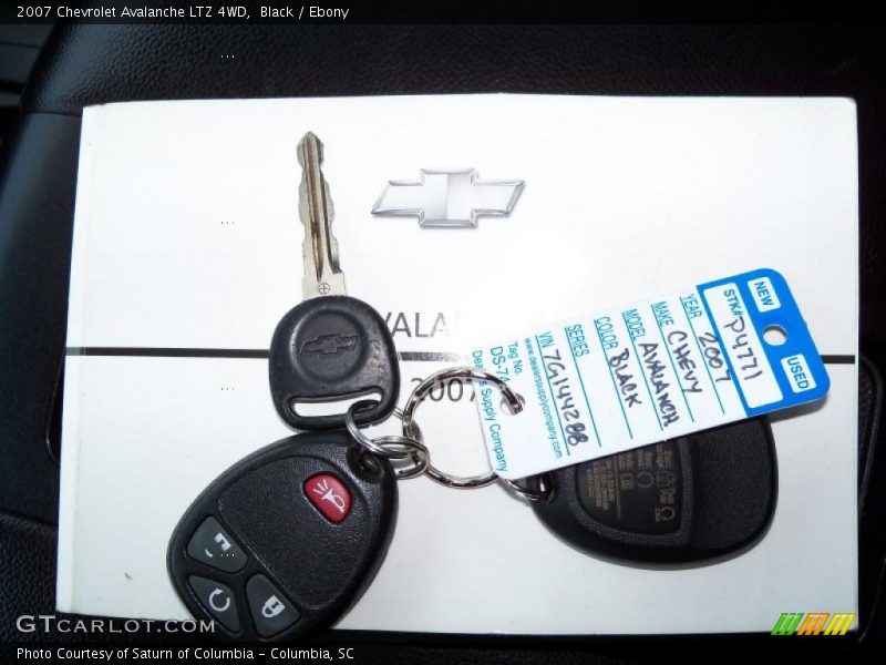 Black / Ebony 2007 Chevrolet Avalanche LTZ 4WD