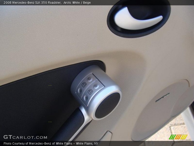 Arctic White / Beige 2008 Mercedes-Benz SLK 350 Roadster