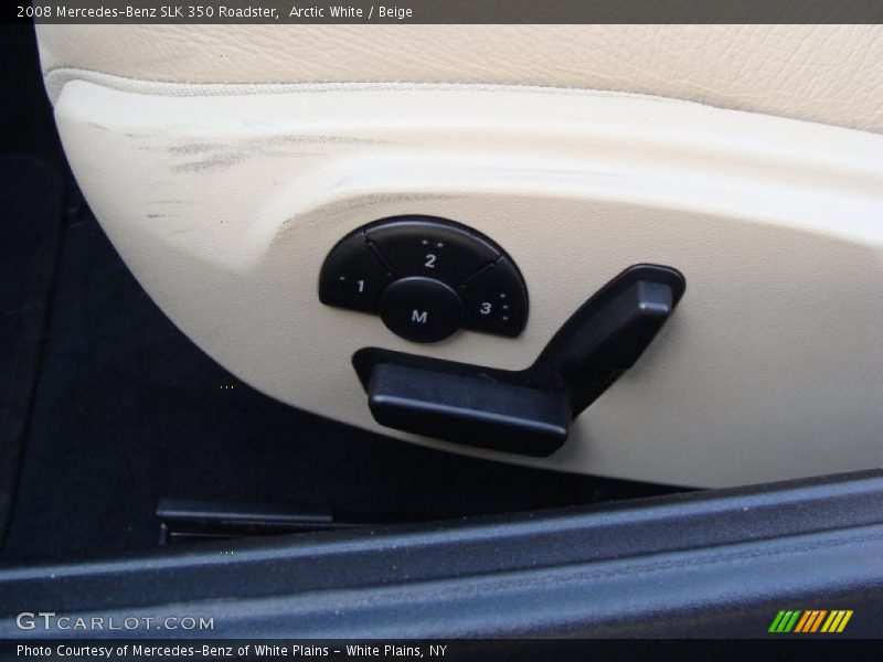 Arctic White / Beige 2008 Mercedes-Benz SLK 350 Roadster