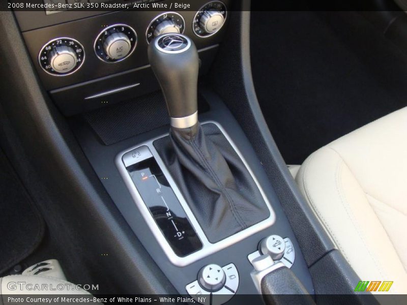 Arctic White / Beige 2008 Mercedes-Benz SLK 350 Roadster