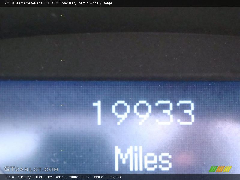 Arctic White / Beige 2008 Mercedes-Benz SLK 350 Roadster