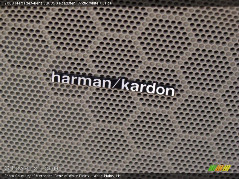 Arctic White / Beige 2008 Mercedes-Benz SLK 350 Roadster