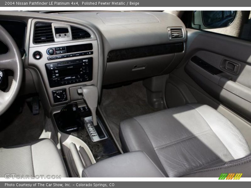 Polished Pewter Metallic / Beige 2004 Nissan Pathfinder LE Platinum 4x4