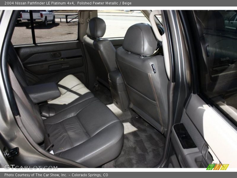 Polished Pewter Metallic / Beige 2004 Nissan Pathfinder LE Platinum 4x4