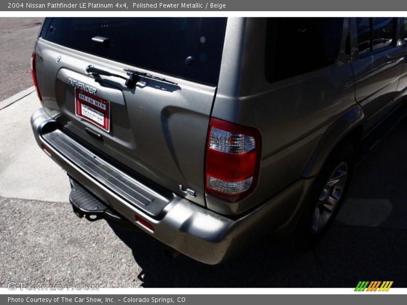 Polished Pewter Metallic / Beige 2004 Nissan Pathfinder LE Platinum 4x4