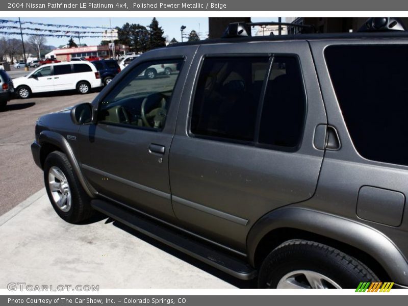 Polished Pewter Metallic / Beige 2004 Nissan Pathfinder LE Platinum 4x4