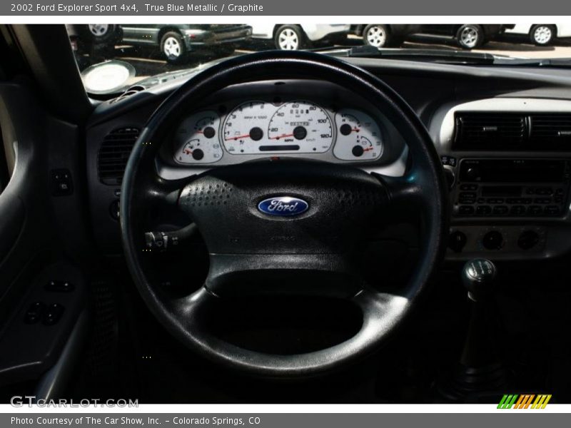 True Blue Metallic / Graphite 2002 Ford Explorer Sport 4x4