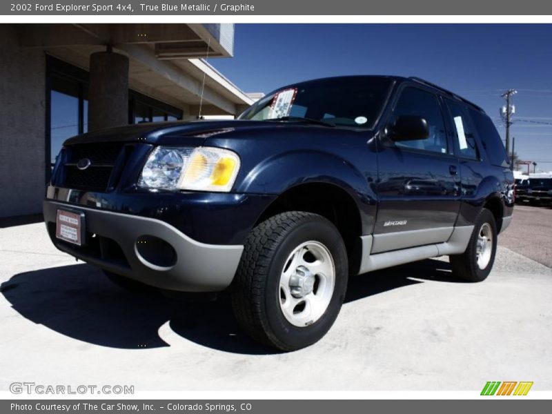 True Blue Metallic / Graphite 2002 Ford Explorer Sport 4x4