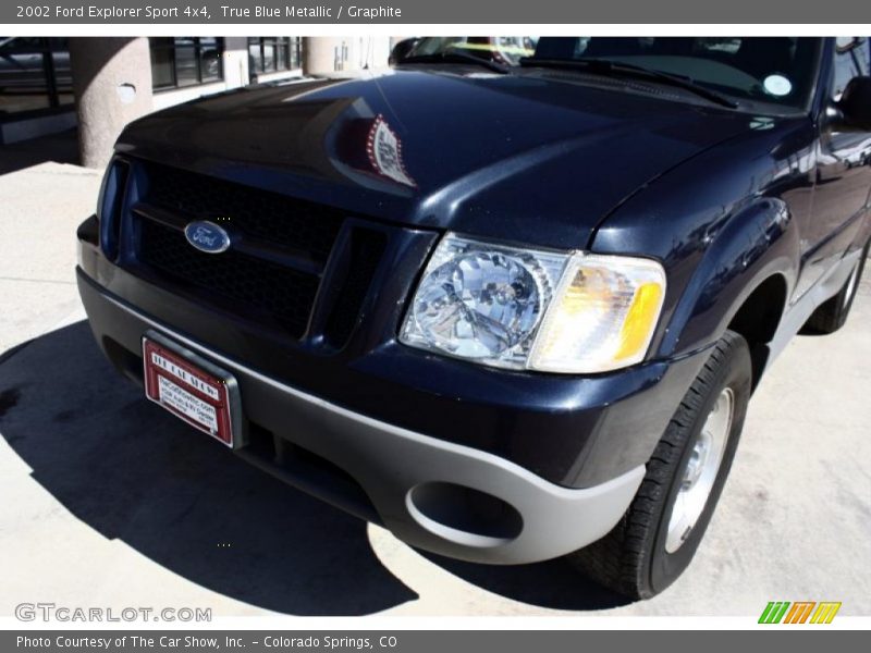 True Blue Metallic / Graphite 2002 Ford Explorer Sport 4x4