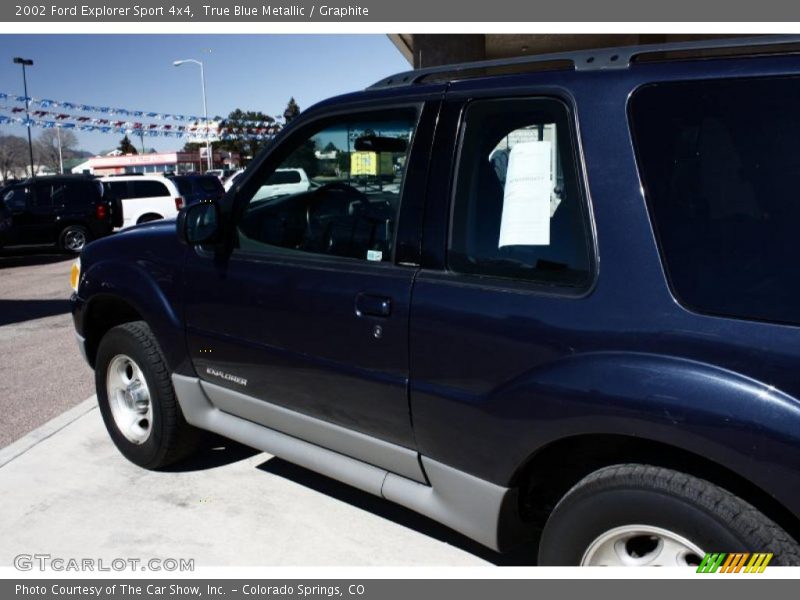 True Blue Metallic / Graphite 2002 Ford Explorer Sport 4x4