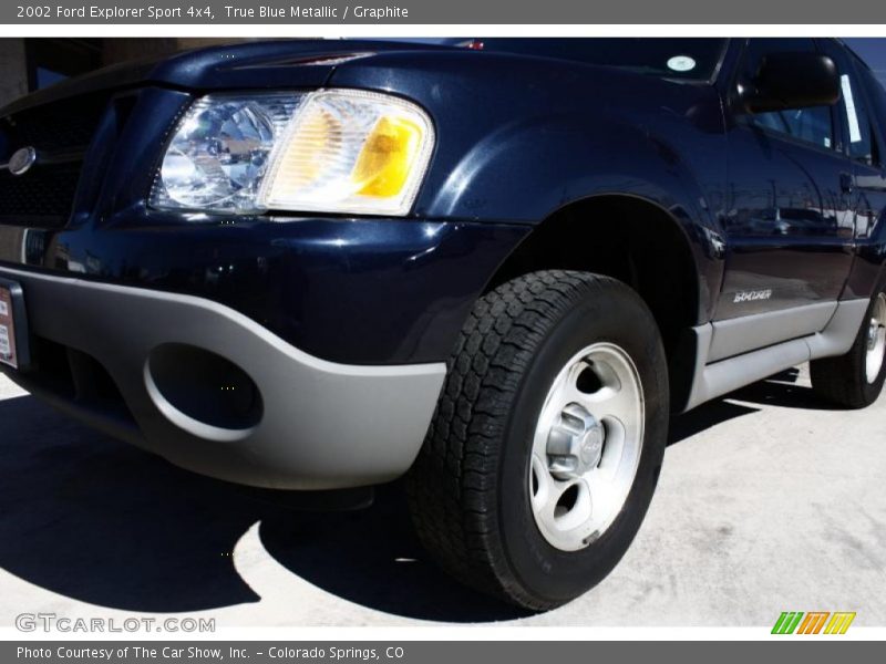 True Blue Metallic / Graphite 2002 Ford Explorer Sport 4x4
