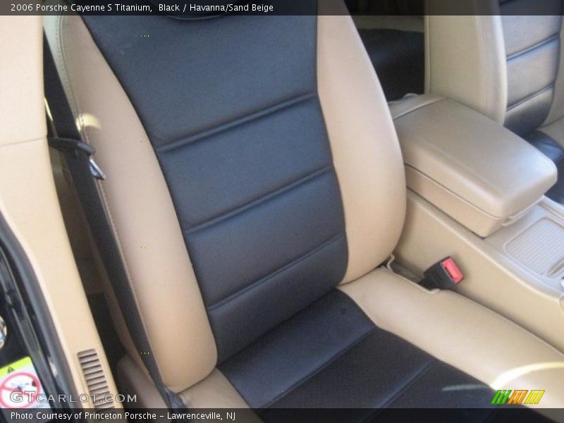 Black / Havanna/Sand Beige 2006 Porsche Cayenne S Titanium