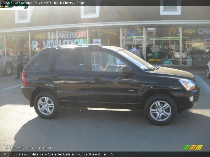 Black Cherry / Beige 2007 Kia Sportage EX V6 4WD