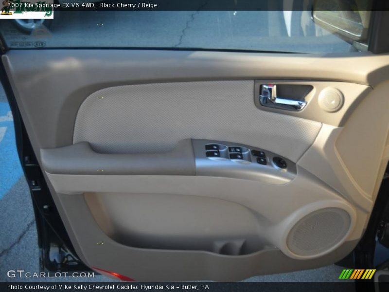 Black Cherry / Beige 2007 Kia Sportage EX V6 4WD