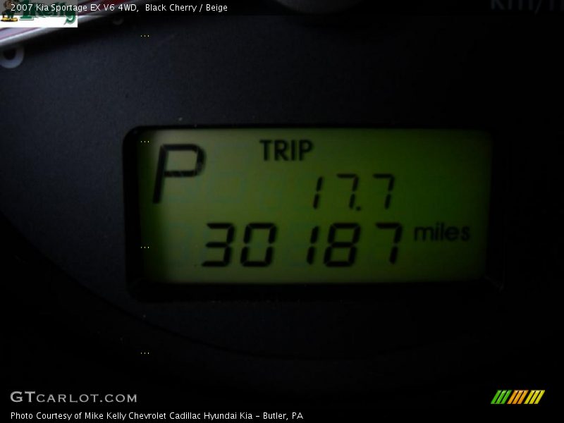 Black Cherry / Beige 2007 Kia Sportage EX V6 4WD