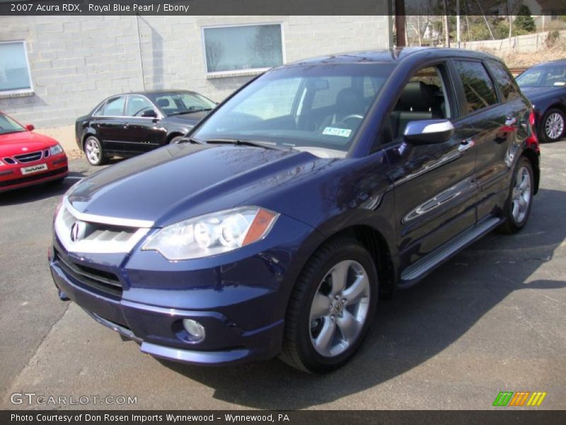 Royal Blue Pearl / Ebony 2007 Acura RDX