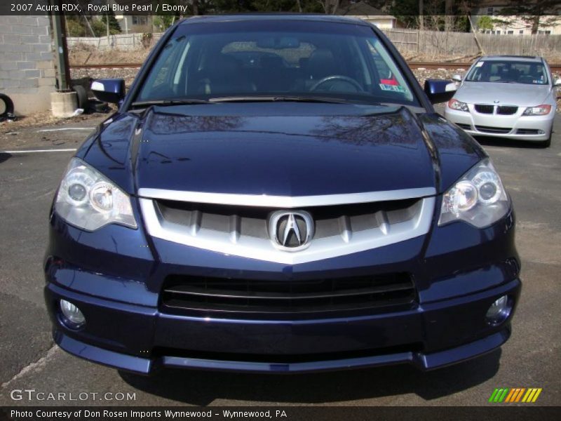 Royal Blue Pearl / Ebony 2007 Acura RDX