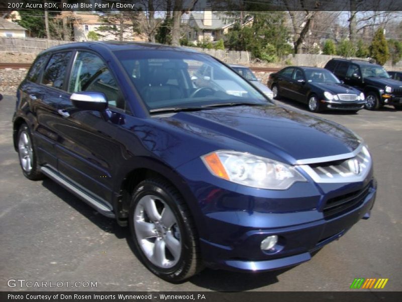 Royal Blue Pearl / Ebony 2007 Acura RDX