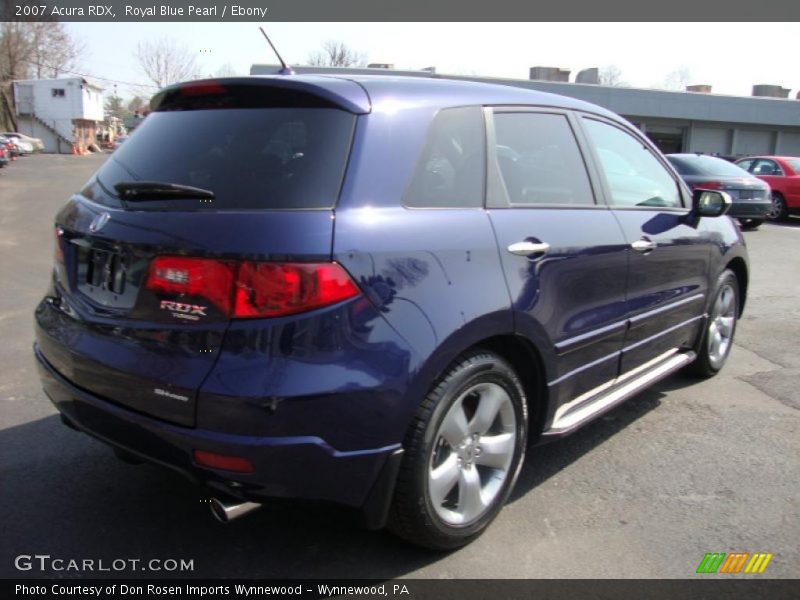Royal Blue Pearl / Ebony 2007 Acura RDX