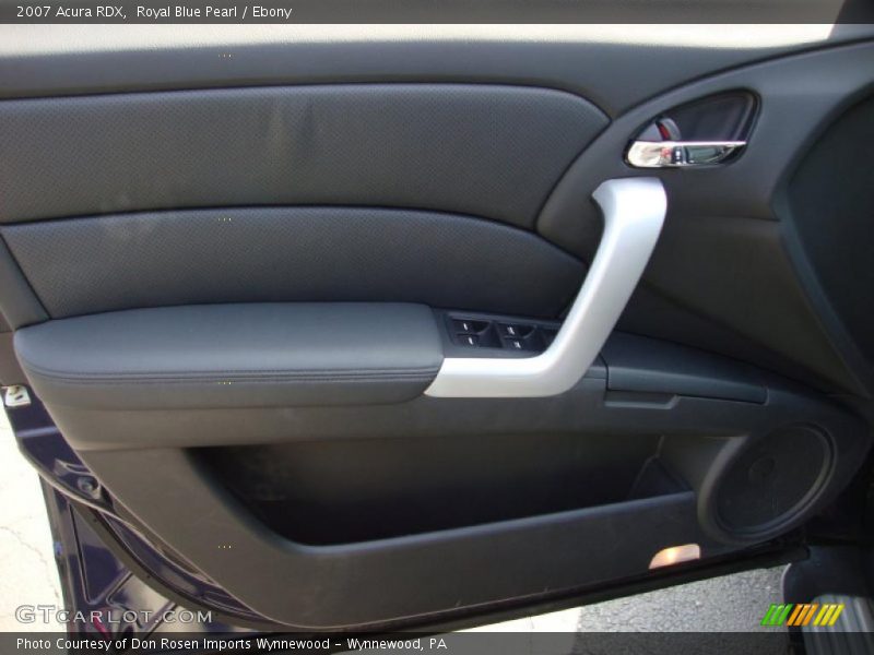 Royal Blue Pearl / Ebony 2007 Acura RDX