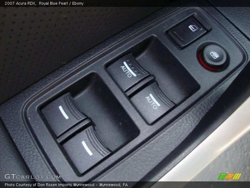 Royal Blue Pearl / Ebony 2007 Acura RDX