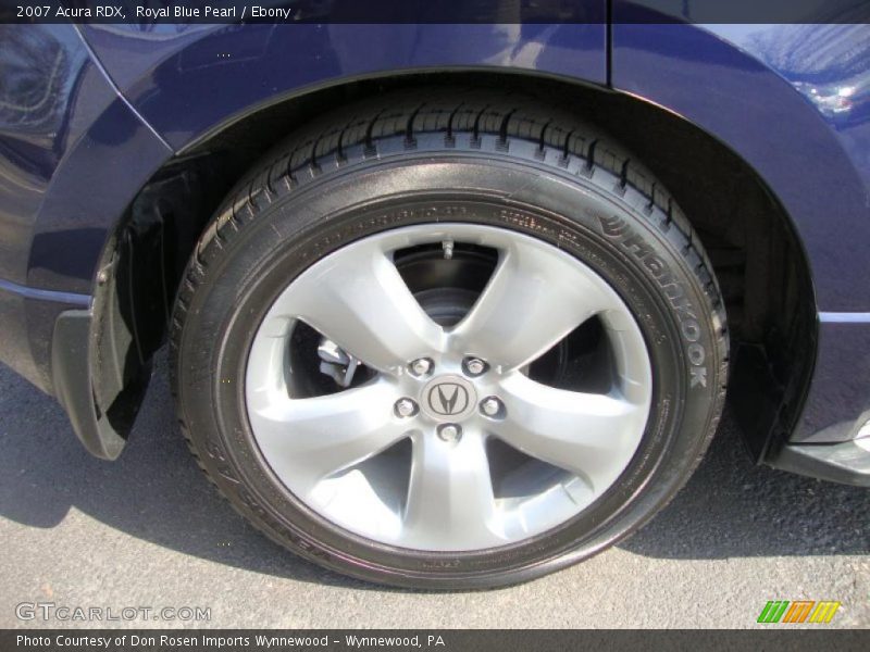 Royal Blue Pearl / Ebony 2007 Acura RDX