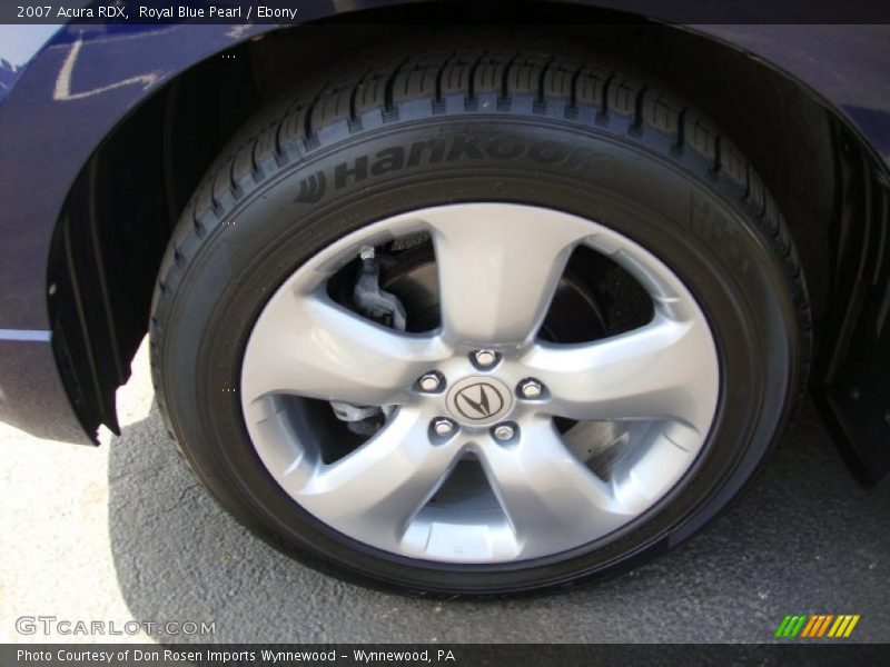 Royal Blue Pearl / Ebony 2007 Acura RDX