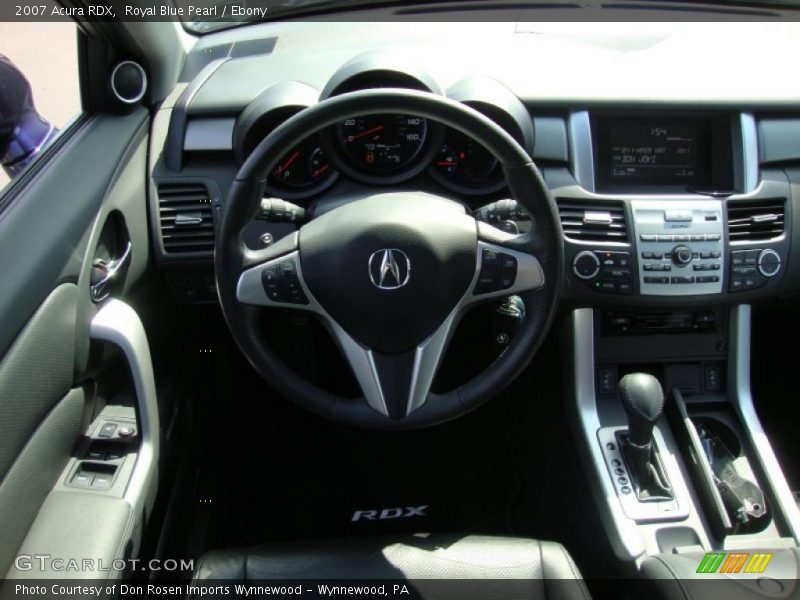 Royal Blue Pearl / Ebony 2007 Acura RDX