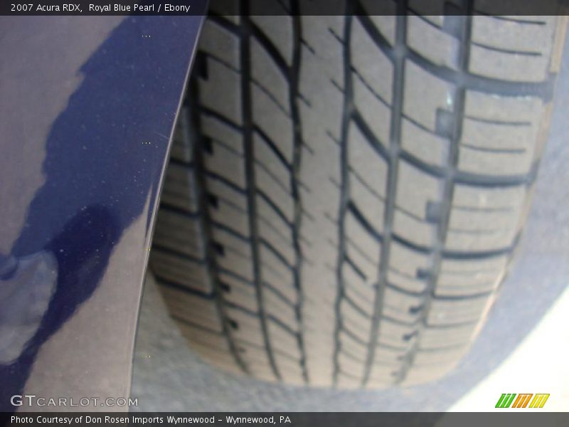 Royal Blue Pearl / Ebony 2007 Acura RDX