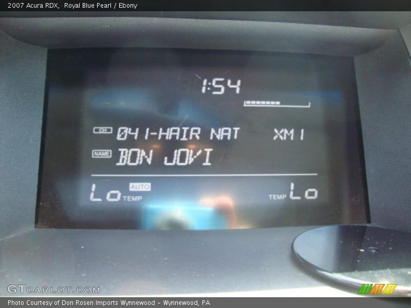Royal Blue Pearl / Ebony 2007 Acura RDX