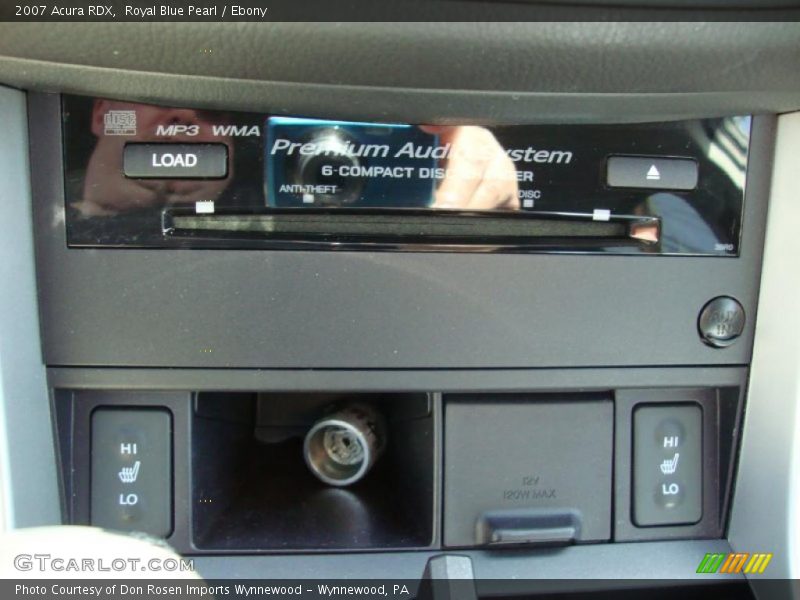 Royal Blue Pearl / Ebony 2007 Acura RDX