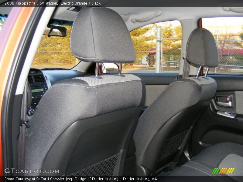 Electric Orange / Black 2008 Kia Spectra 5 SX Wagon