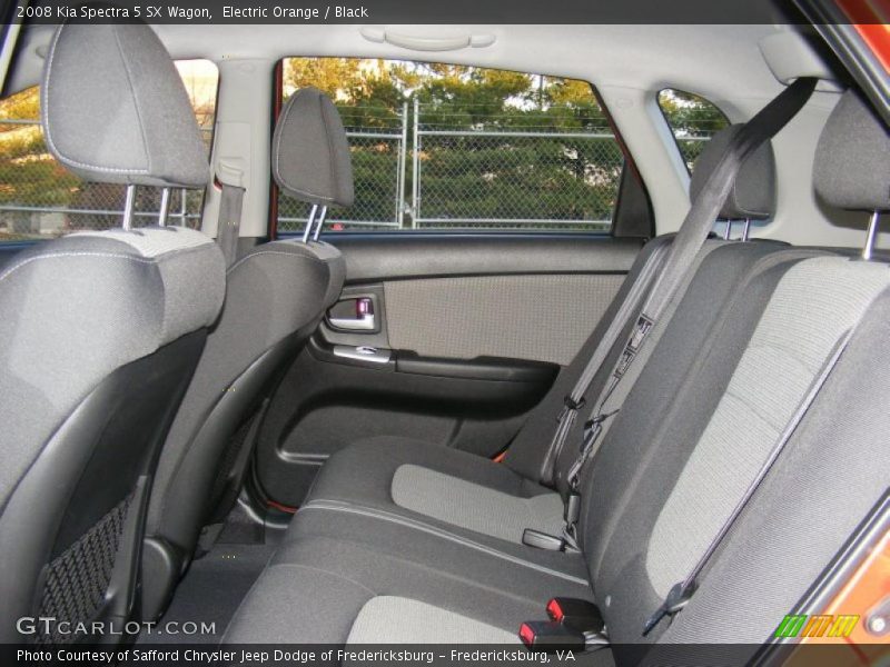 Electric Orange / Black 2008 Kia Spectra 5 SX Wagon