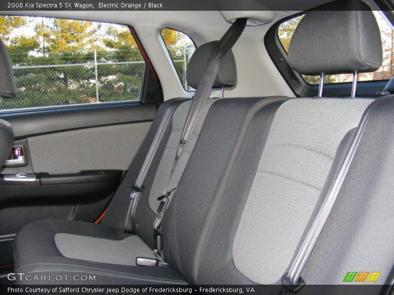 Electric Orange / Black 2008 Kia Spectra 5 SX Wagon