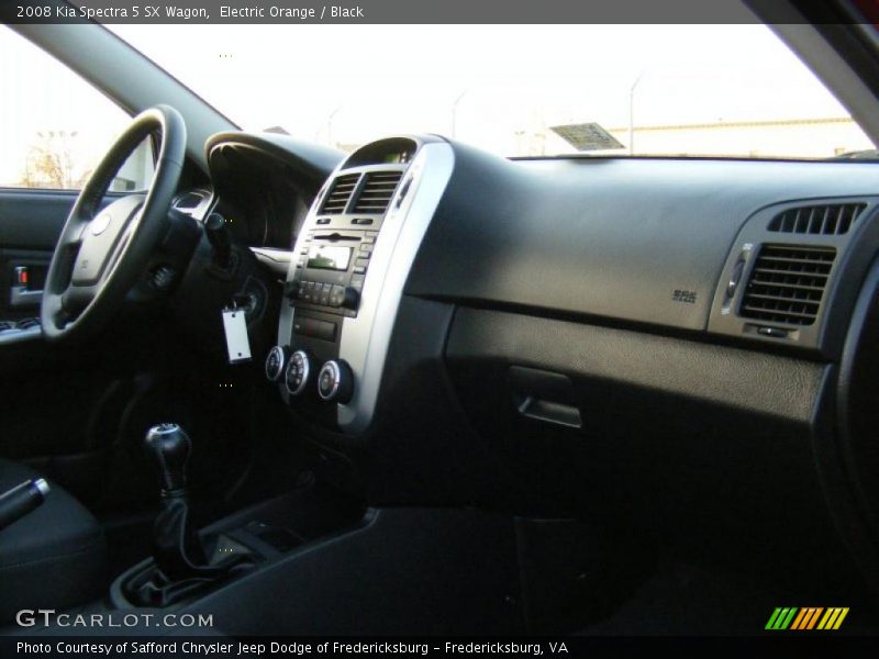 Electric Orange / Black 2008 Kia Spectra 5 SX Wagon