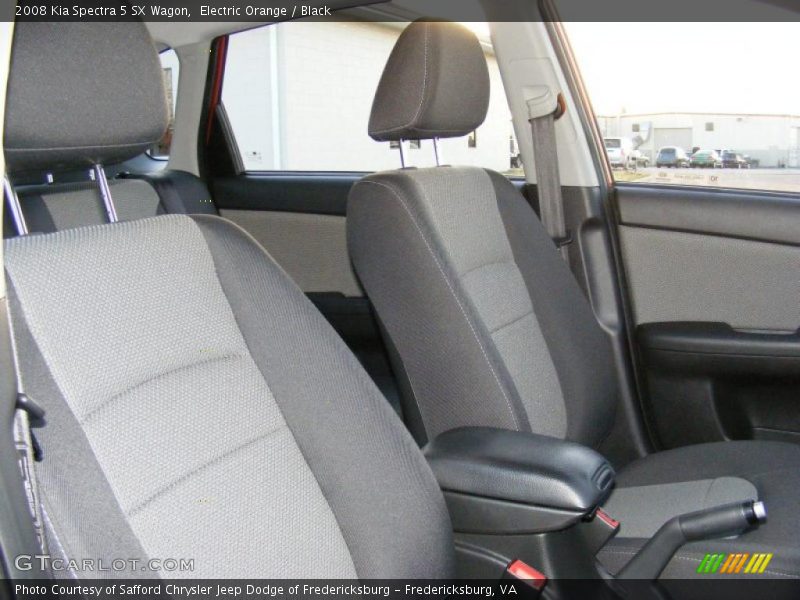 Electric Orange / Black 2008 Kia Spectra 5 SX Wagon