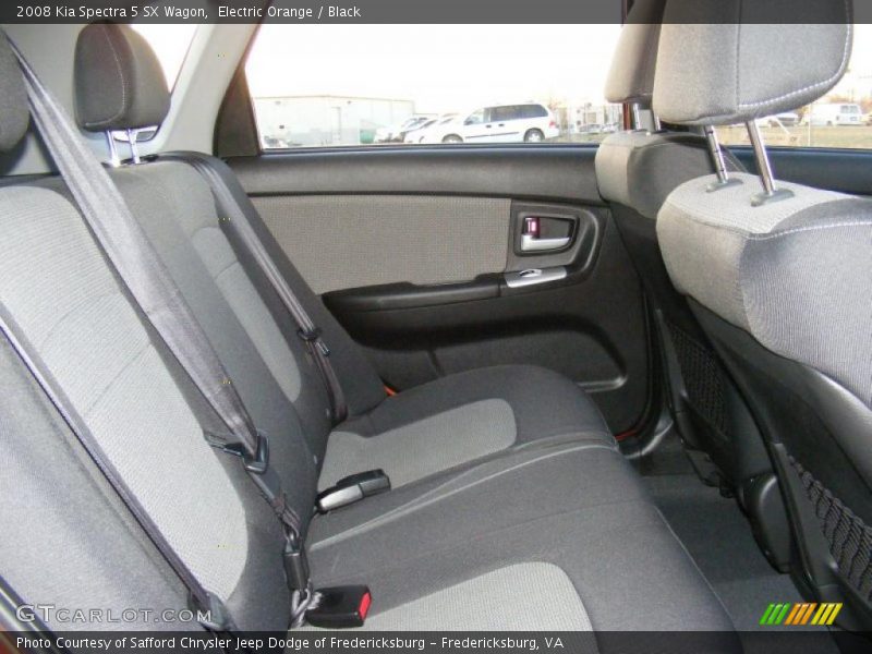 Electric Orange / Black 2008 Kia Spectra 5 SX Wagon