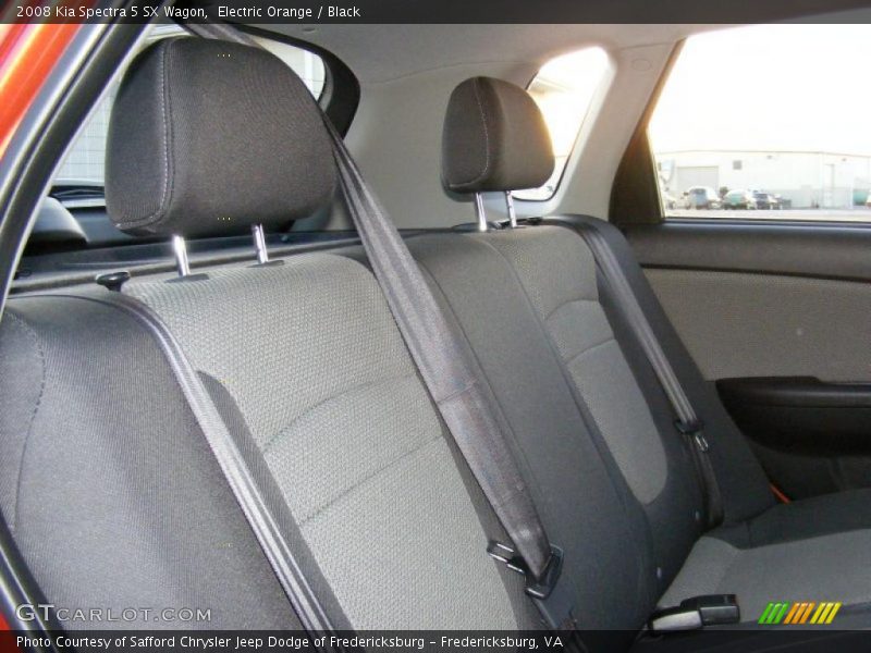 Electric Orange / Black 2008 Kia Spectra 5 SX Wagon