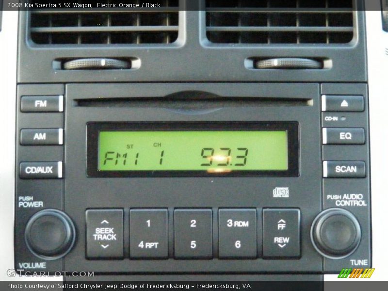 Electric Orange / Black 2008 Kia Spectra 5 SX Wagon