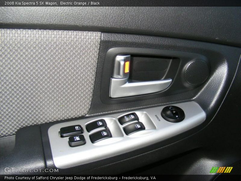 Electric Orange / Black 2008 Kia Spectra 5 SX Wagon