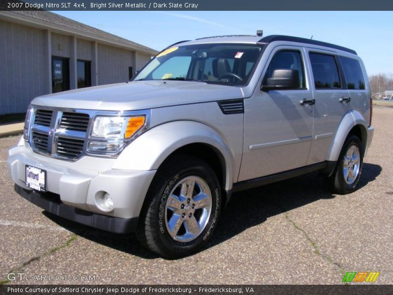 Bright Silver Metallic / Dark Slate Gray 2007 Dodge Nitro SLT 4x4