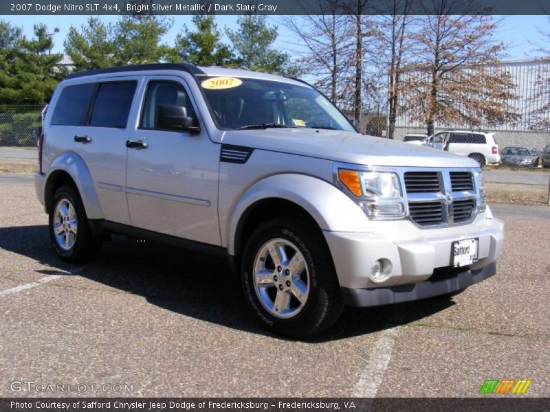 Bright Silver Metallic / Dark Slate Gray 2007 Dodge Nitro SLT 4x4